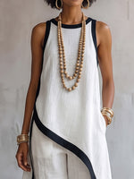 Boho-chic Breathable Cotton-linen Matching Sets