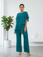 Loose, Cozy, Flowing Chiffon Set