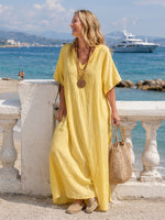 Minimalist Elegant Cotton-linen Dress