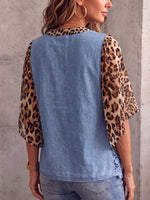 Vintage Elegant Patchwork Floral Embroidered Lace Sheer Chiffon Shirt
