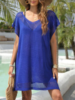 Vibrant Thin Knit Cover-Up Tunic