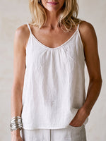 Minimalist Basic Cotton Camisole Top